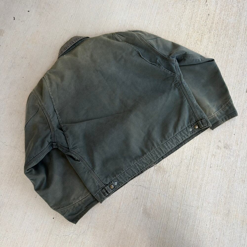 Carhartt faded green detroit work wear jacket - Picture 6 of 8